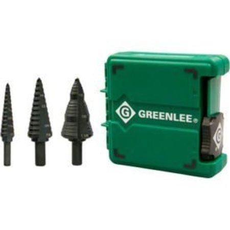 GREENLEE Greenlee® Step Bit Kit -  #1, #4 & #9 GSBSET3